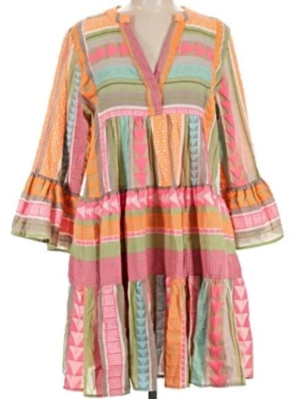 Anthropologie - Devotion Twins Embroidered Ella Tunic Dress